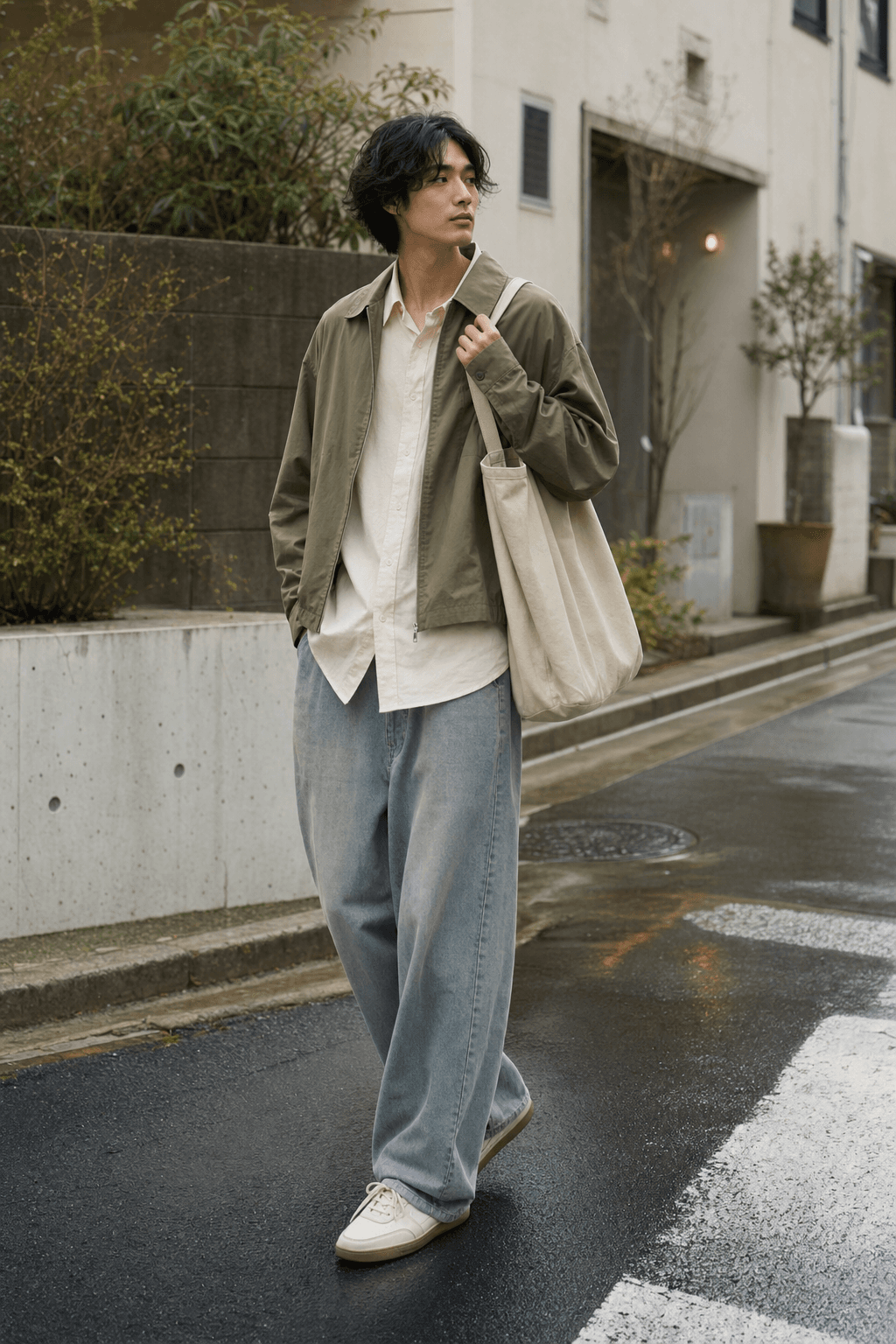 Spring oversized outfit preview