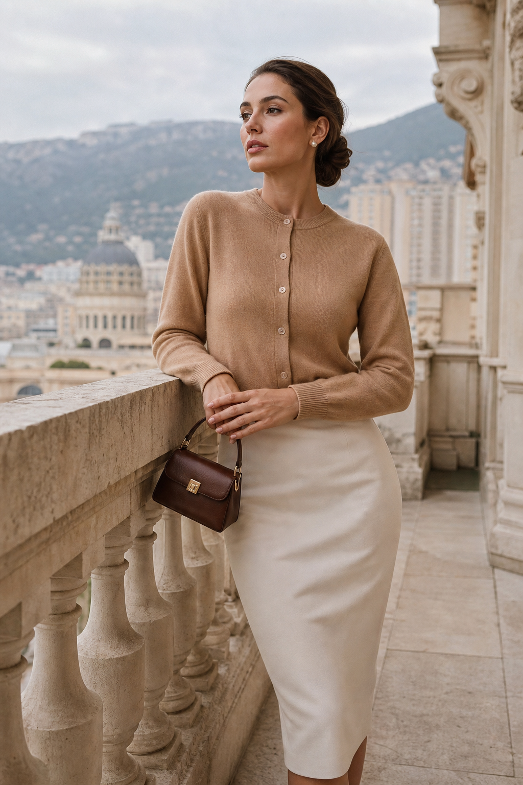 Grace Kelly Autumn generated editorial look
