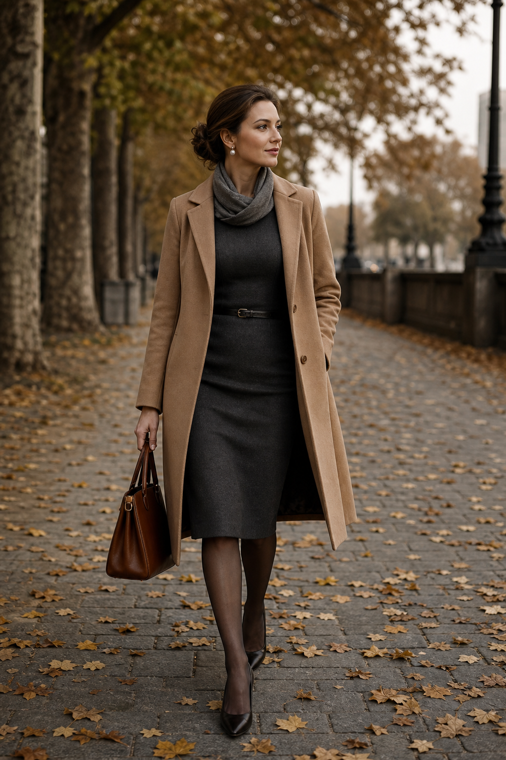 Jackie Kennedy Autumn generated editorial look