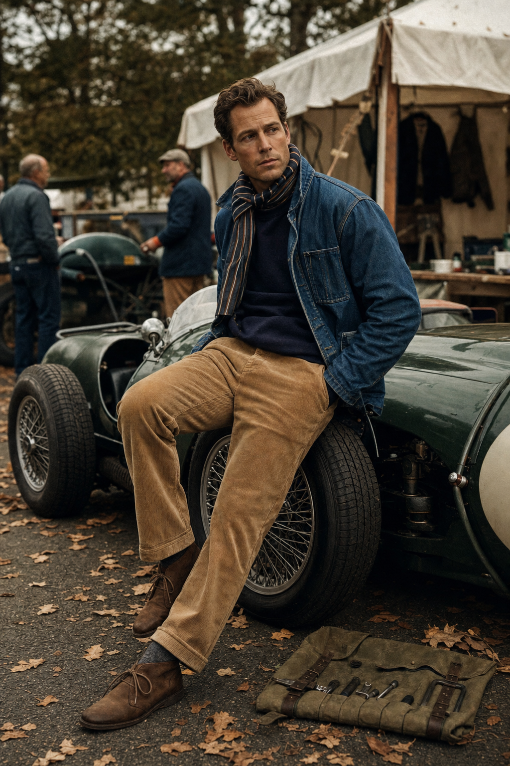 Paul Newman Autumn generated editorial look