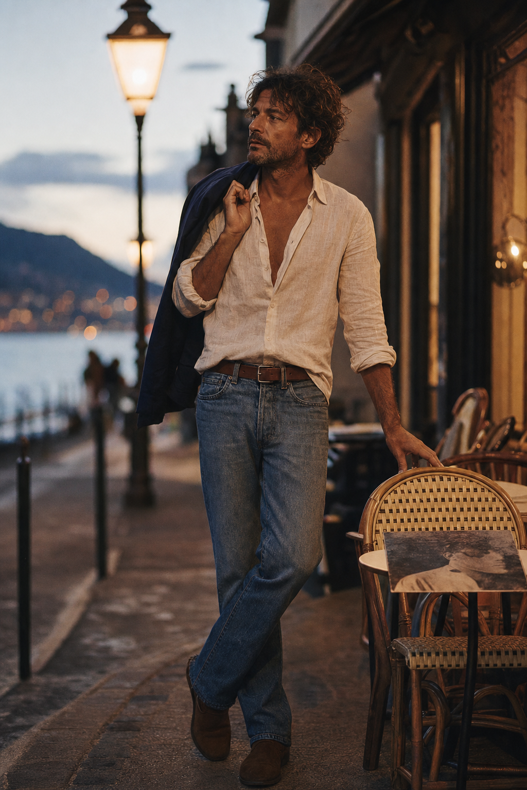 Serge Gainsbourg Summer generated editorial look