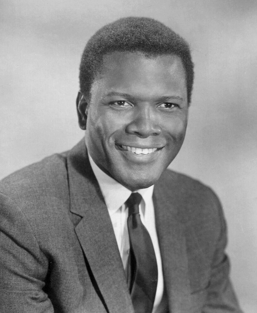 Real reference photo for Sidney Poitier: Sidney Poitier, 1968